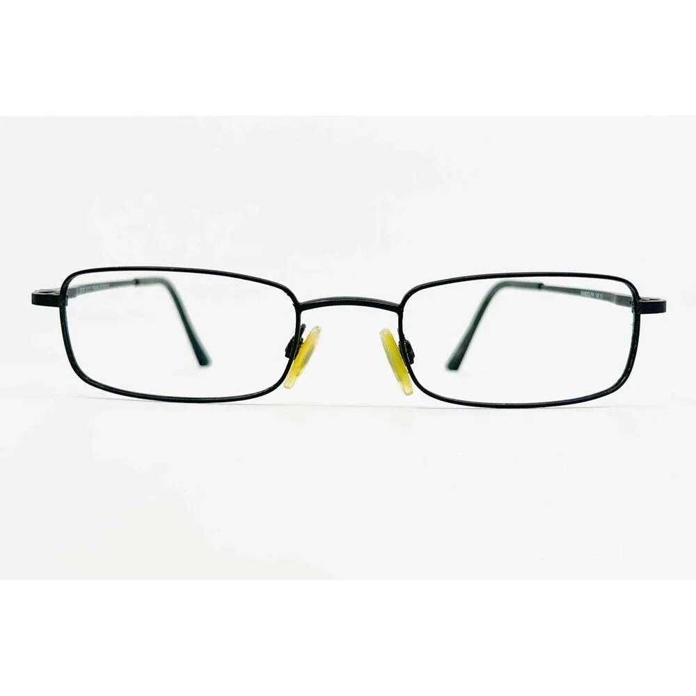 Randolph Elite Eyeglasses Frames Mens Black Rectangle Romania 52-21-145